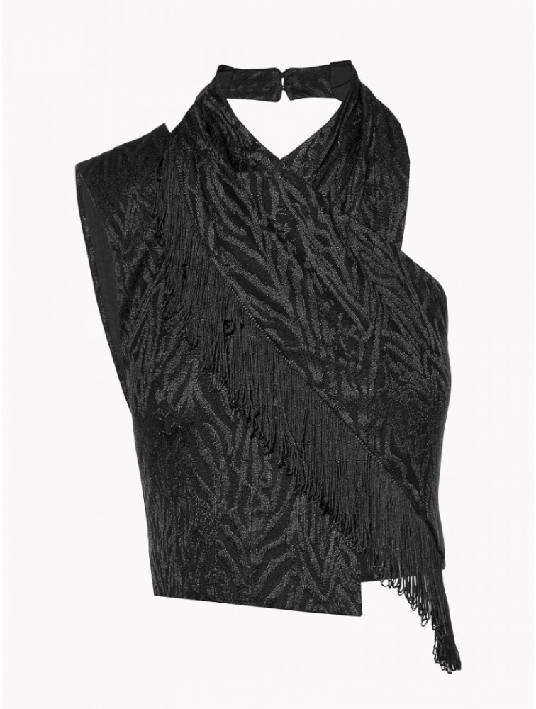 PROJECT SOMA Letizia Top Μαύρο Τοπ