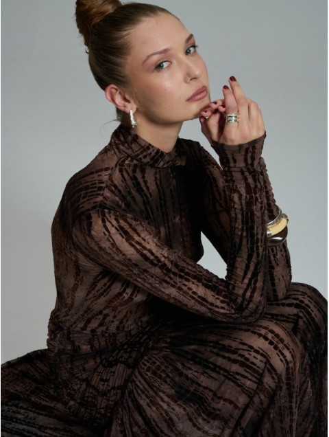 PROJECT SOMA Loredana Brown Bodysuit Καφέ Κορμάκι