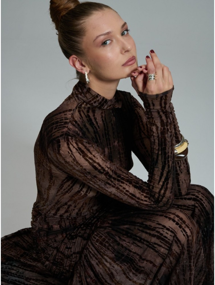 PROJECT SOMA Loredana Brown Bodysuit Καφέ Κορμάκι