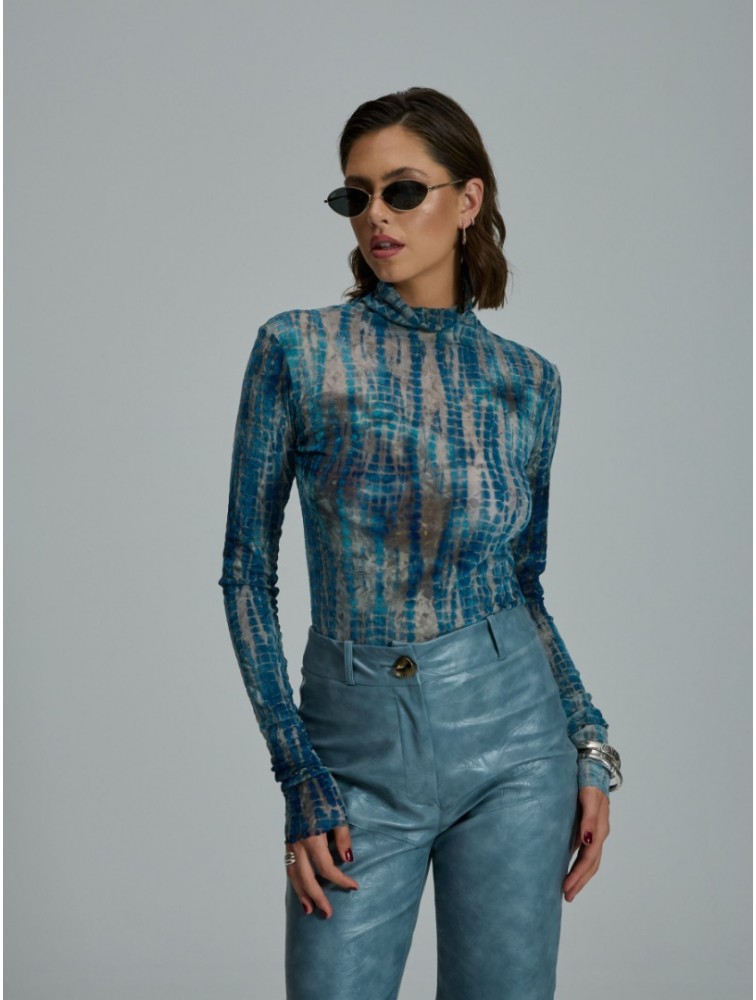 PROJECT SOMA Loredana Ciel Bodysuit Μπλε Κορμάκι