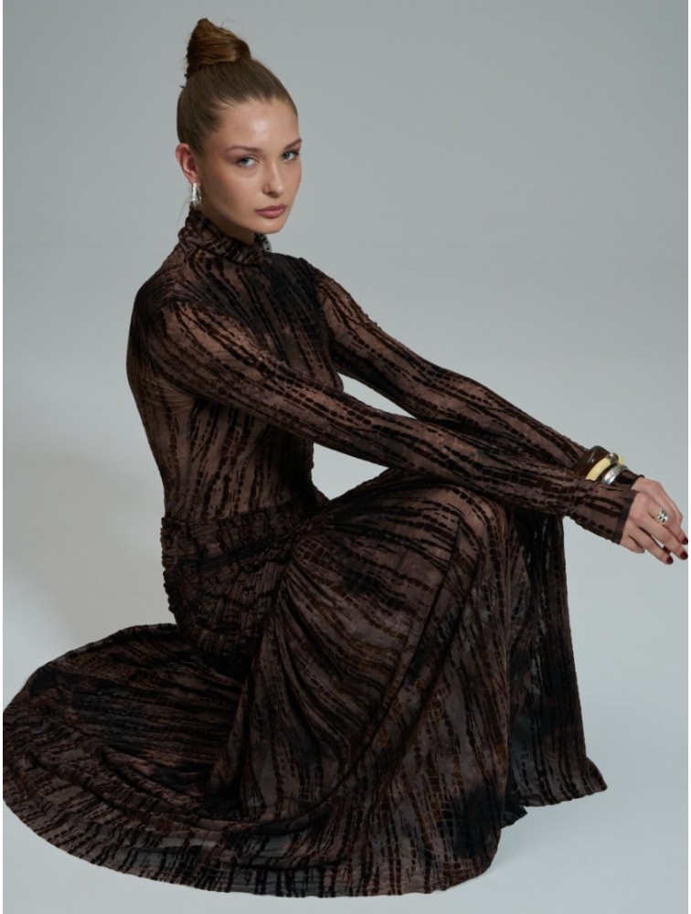 PROJECT SOMA Loredana Skirt Καφέ Φούστα