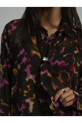 PROJECT SOMA Lorenza Black Shirt Μαύρο Πουκάμισο