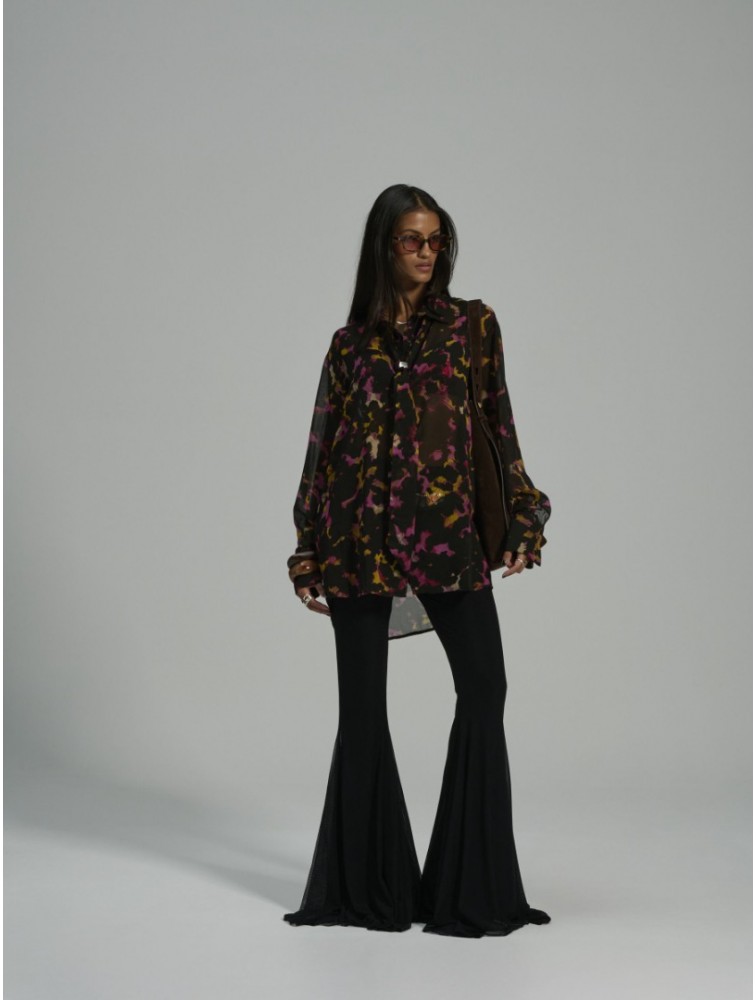 PROJECT SOMA Lorenza Black Shirt Μαύρο Πουκάμισο