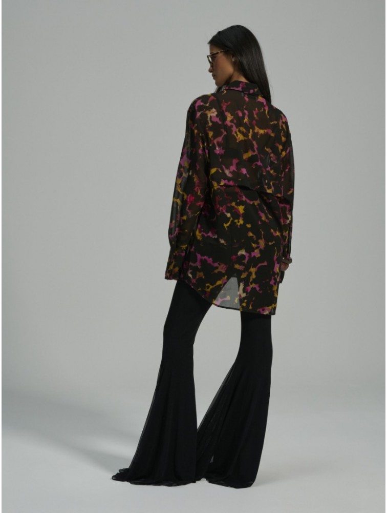 PROJECT SOMA Lorenza Black Shirt Μαύρο Πουκάμισο