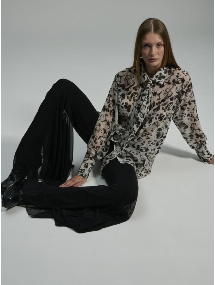 PROJECT SOMA Lorenza Creme Shirt Μπεζ Πουκάμισο