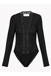 PROJECT SOMA Orietta Black Bodysuit Μαύρο Κορμάκι