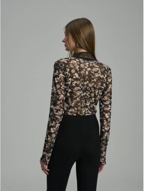 PROJECT SOMA Orietta Floral Bodysuit Φλοράλ Κορμάκι