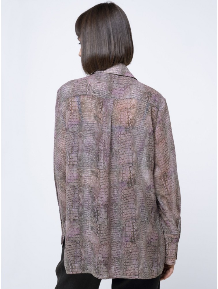 PROJECT SOMA Andria Purple Shirt Μωβ Πουκάμισο