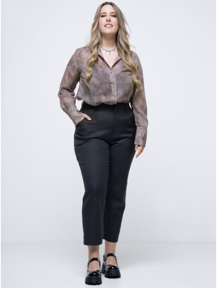 PROJECT SOMA Andria Purple Shirt Μωβ Πουκάμισο