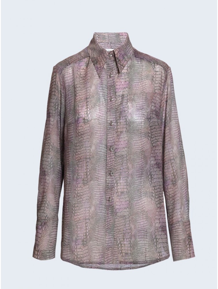 PROJECT SOMA Andria Purple Shirt Μωβ Πουκάμισο
