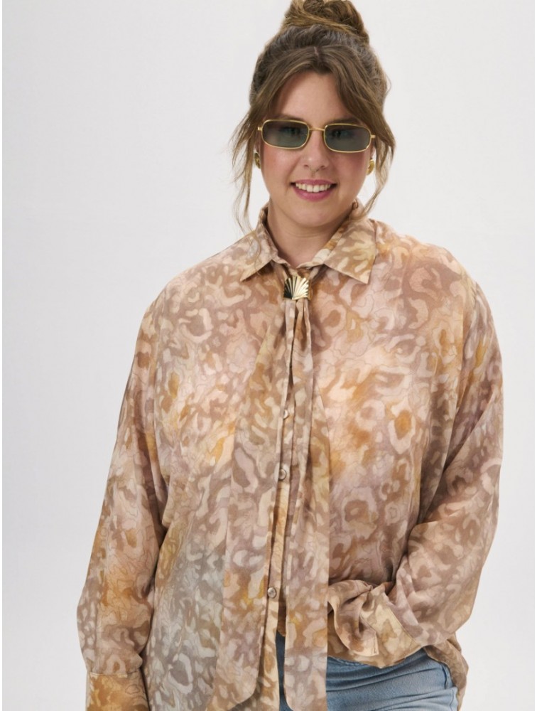 PROJECT SOMA Ayanna Beige Shirt Μπεζ Πουκάμισο