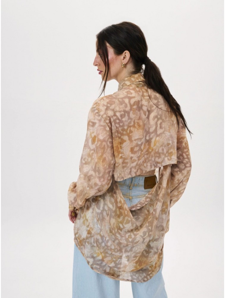 PROJECT SOMA Ayanna Beige Shirt Μπεζ Πουκάμισο