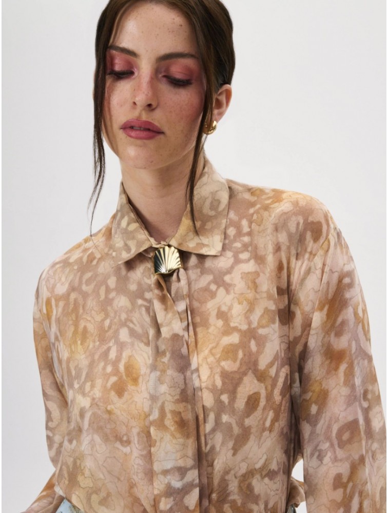 PROJECT SOMA Ayanna Beige Shirt Μπεζ Πουκάμισο