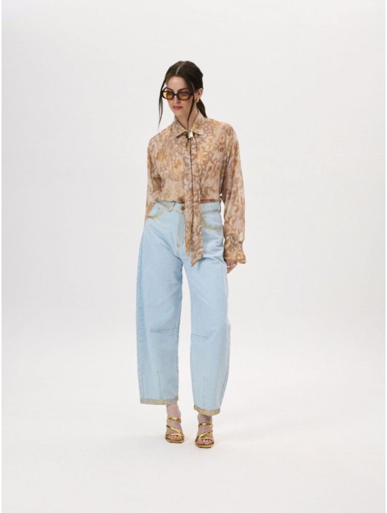 PROJECT SOMA Ayanna Beige Shirt Μπεζ Πουκάμισο