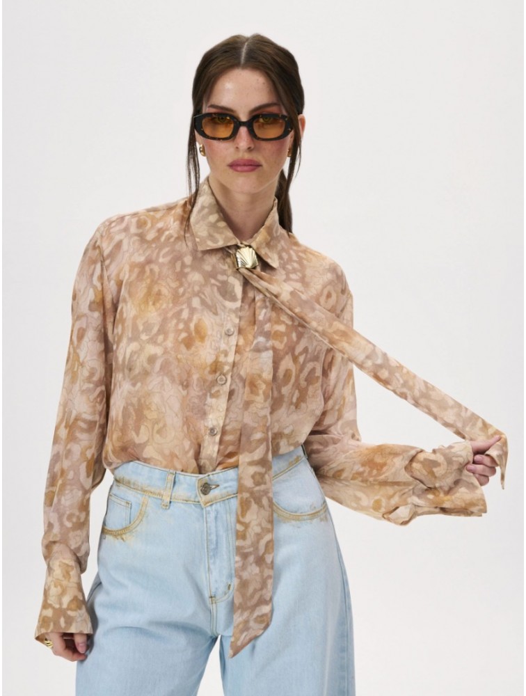 PROJECT SOMA Ayanna Beige Shirt Μπεζ Πουκάμισο