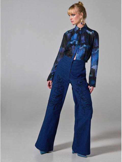 PROJECT SOMA Azul Pants Denim Widedleg PROJECT SOMA Azul Pants Denim Widedleg