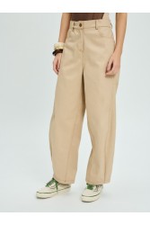 PROJECT SOMA Balm Beige Pants Μπεζ Τζιν Παντελόνι