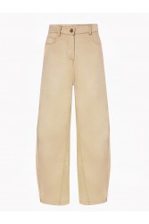 PROJECT SOMA Balm Beige Pants Μπεζ Τζιν Παντελόνι