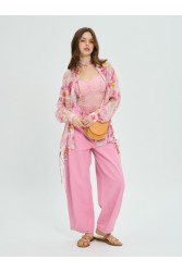 PROJECT SOMA Balm Pink Pants Ροζ Τζιν Παντελόνι