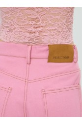 PROJECT SOMA Balm Pink Pants Ροζ Τζιν Παντελόνι