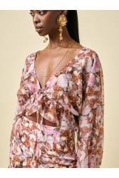 PROJECT SOMA Begonia Top Floral Top