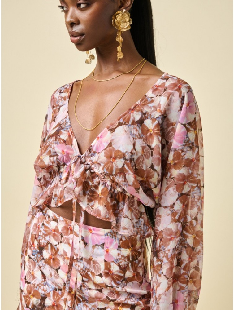 PROJECT SOMA Begonia Top Floral Top