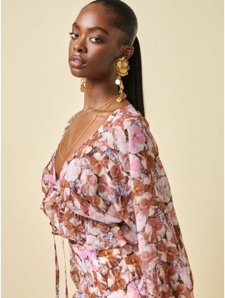 PROJECT SOMA Begonia Top Floral Top