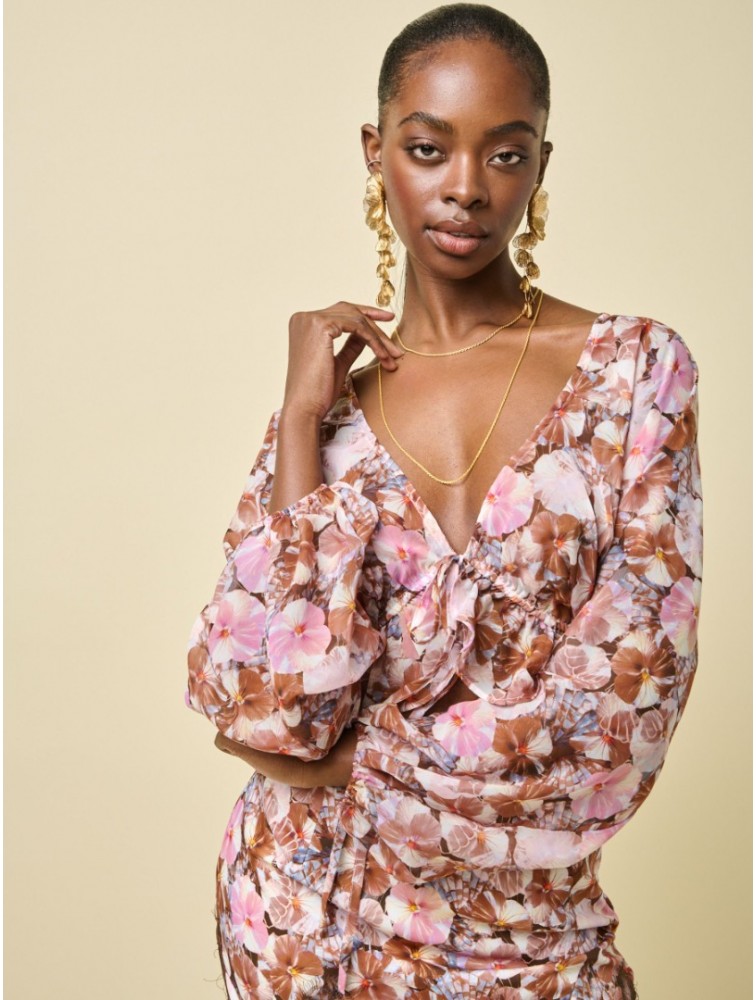 PROJECT SOMA Begonia Top Floral Top