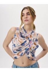 PROJECT SOMA Bellus Creme Top Εκρού Τοπ