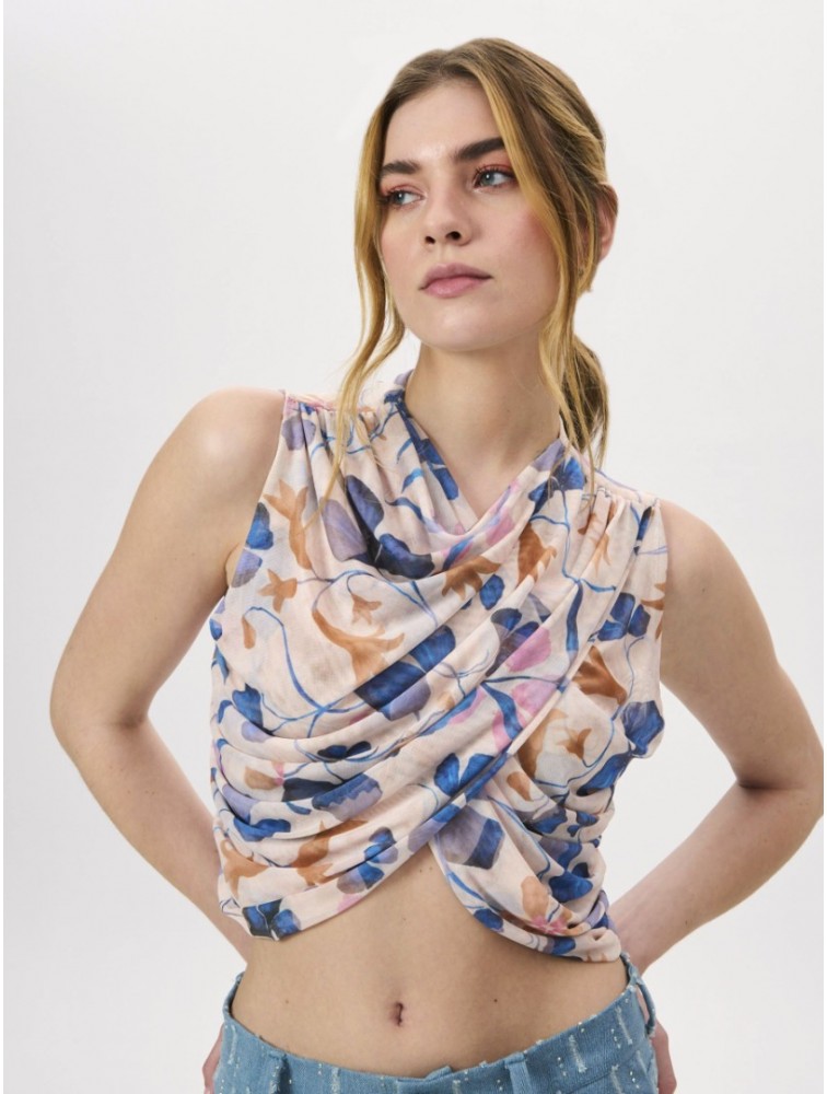 PROJECT SOMA Bellus Creme Top Εκρού Τοπ