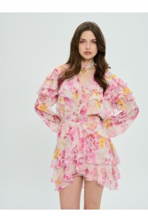 PROJECT SOMA Bougainvillea Dress Φλοράλ Φόρεμα
