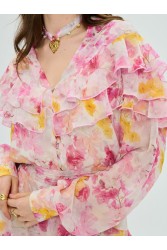 PROJECT SOMA Bougainvillea Dress Φλοράλ Φόρεμα