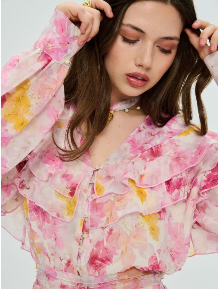 PROJECT SOMA Bougainvillea Dress Φλοράλ Φόρεμα