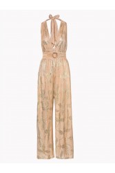 PROJECT SOMA Celandine Overall Gold Jumpsuit with Belt
