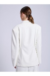 PROJECT SOMA Cevennes Off White Blazer Εκρού Μπλέιζερ