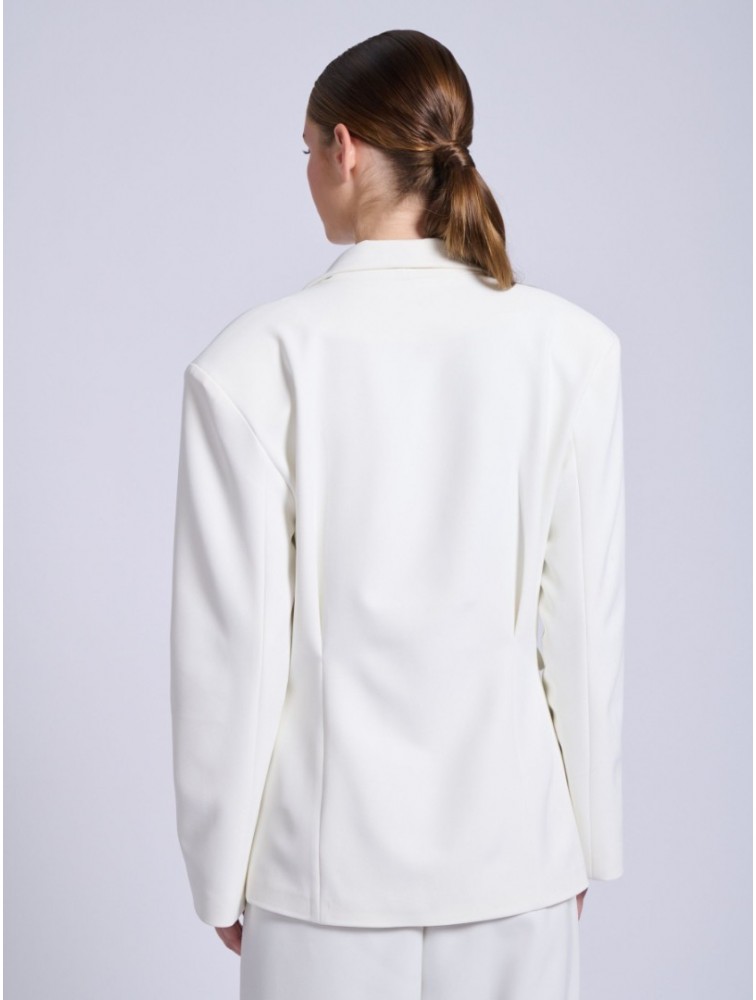 PROJECT SOMA Cevennes Off White Blazer Εκρού Μπλέιζερ
