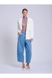PROJECT SOMA Cevennes Off White Blazer Εκρού Μπλέιζερ