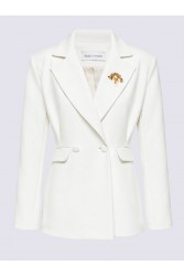 PROJECT SOMA Cevennes Off White Blazer Εκρού Μπλέιζερ
