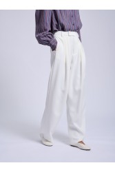 PROJECT SOMA Cevennes Off White Pants Εκρού Παντελόνι