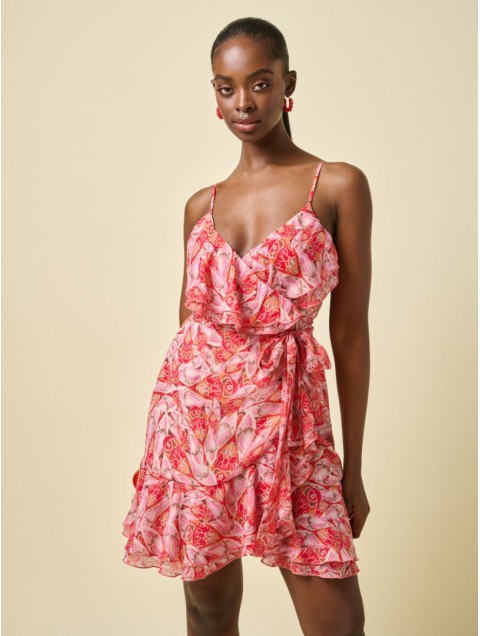 PROJECT SOMA Cicadas Dress Φλοράλ Μίνι Φόρεμα