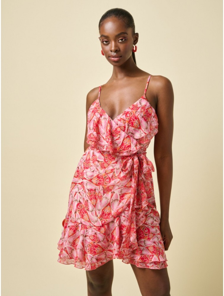 PROJECT SOMA Cicadas Dress Φλοράλ Μίνι Φόρεμα