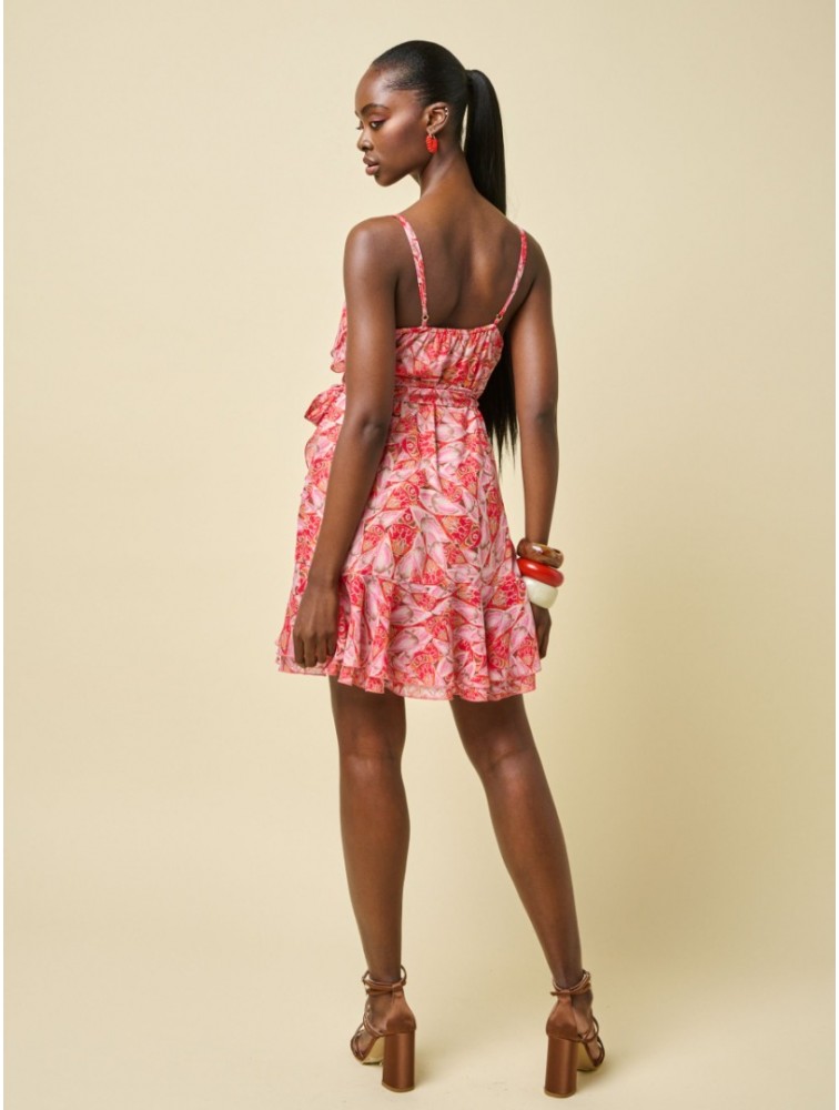 PROJECT SOMA Cicadas Dress Φλοράλ Μίνι Φόρεμα