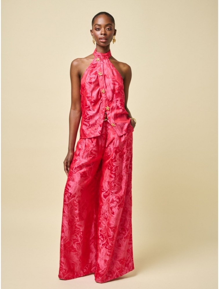 PROJECT SOMA Cranberry Pants Φούξια Παντελόνα