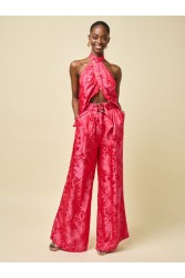 PROJECT SOMA Cranberry Pants Φούξια Παντελόνα