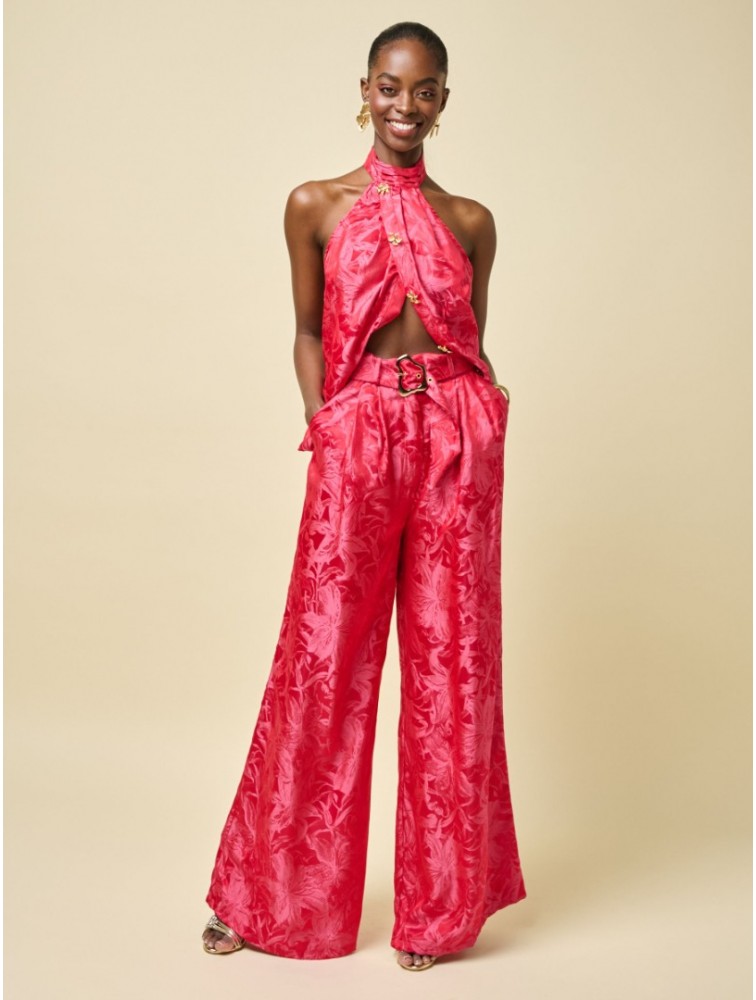 PROJECT SOMA Cranberry Pants Φούξια Παντελόνα