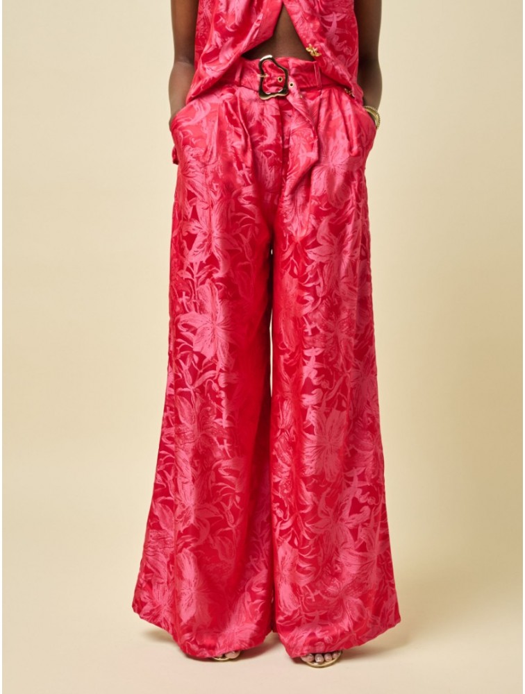 PROJECT SOMA Cranberry Pants Φούξια Παντελόνα