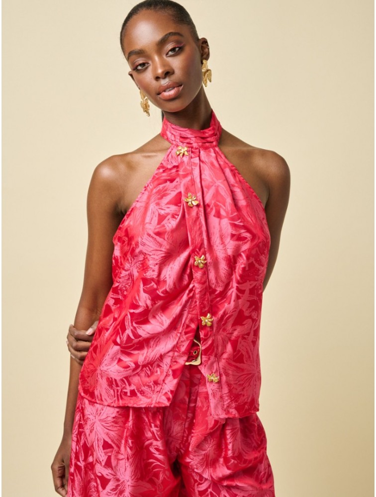 PROJECT SOMA Cranberry Top Φούξια Top