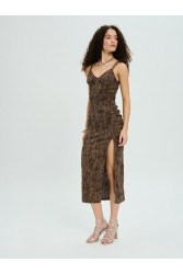 PROJECT SOMA Daffodil Dress Καφέ Φόρεμα