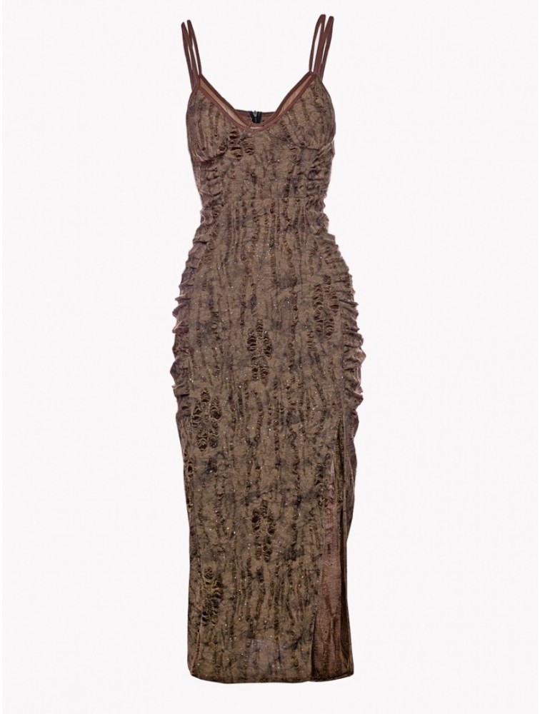 PROJECT SOMA Daffodil Dress Καφέ Φόρεμα