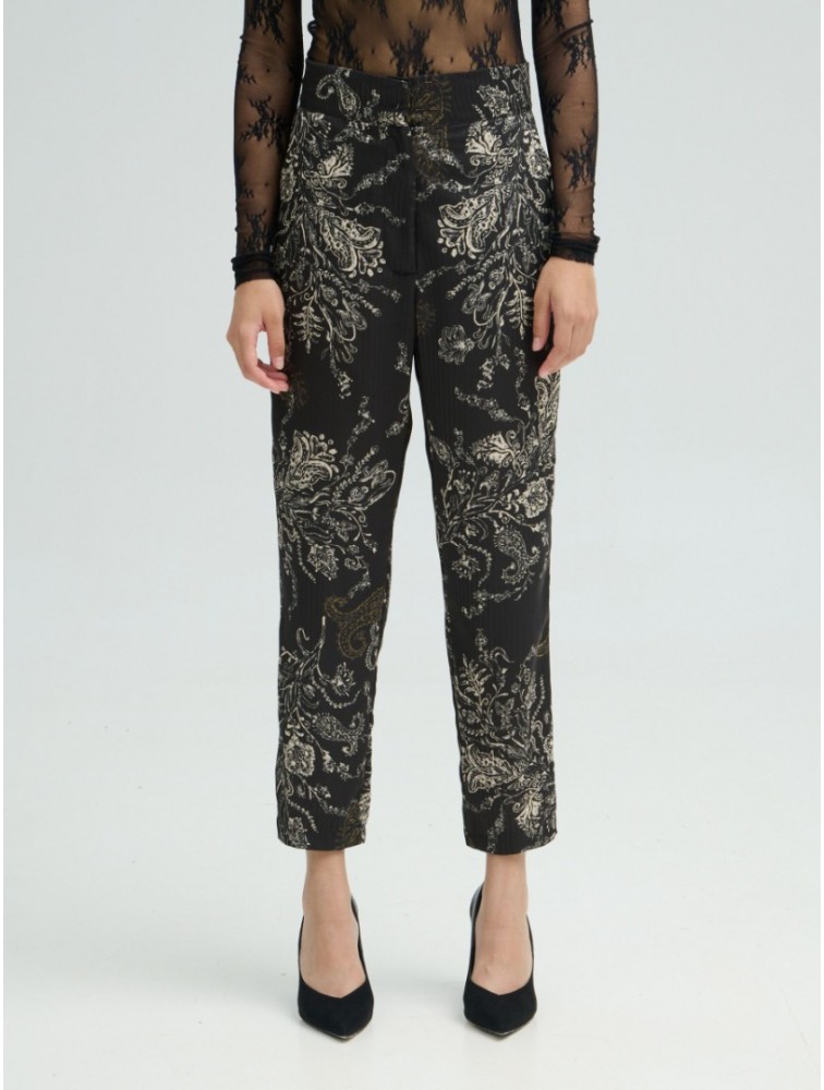 PROJECT SOMA Dijon Pants Εμπριμέ Σατέν Παντελόνι